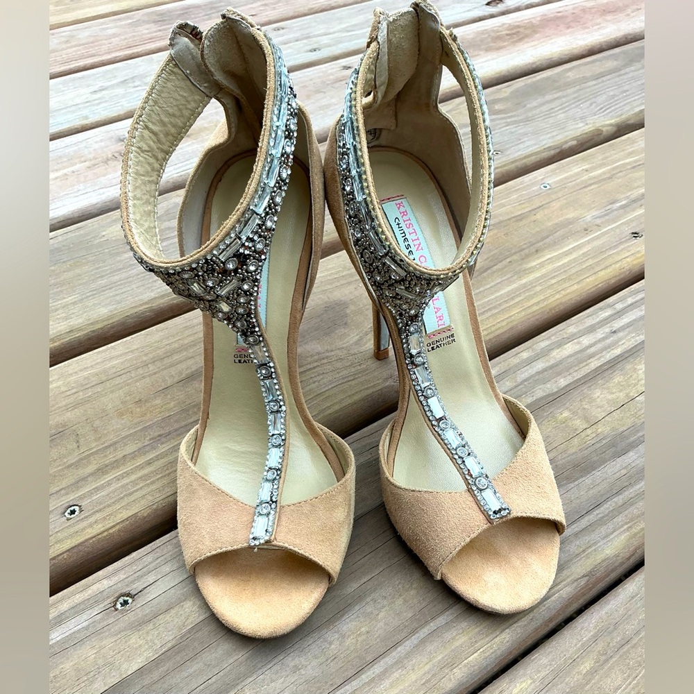 Dressy embellished sandals ⭐️⭐️⭐️⭐️⭐️ - Picture 1 of 13
